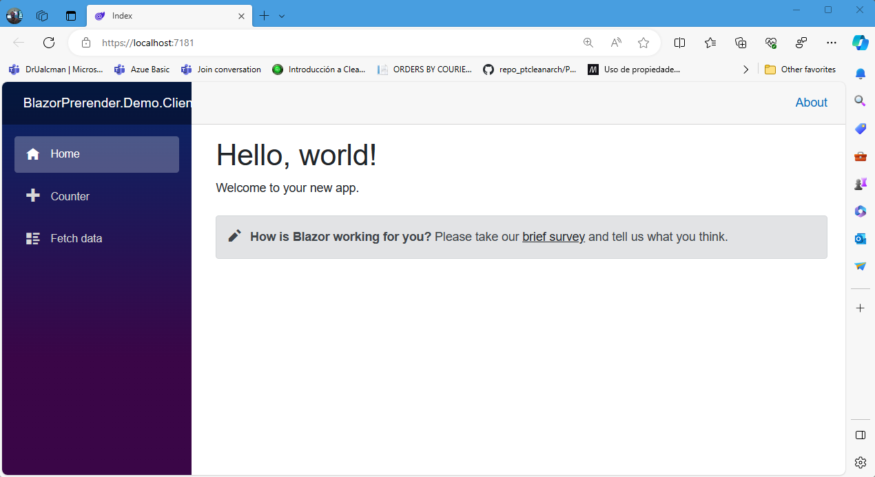 How to enable prerender in Blazor WebAssembly App